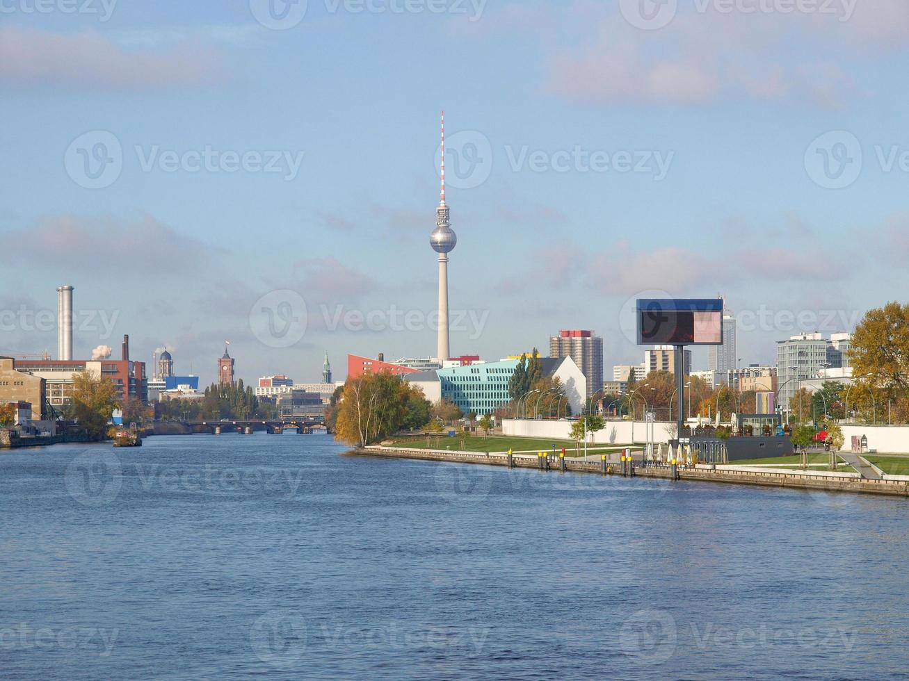 vista sulla città di berlino foto