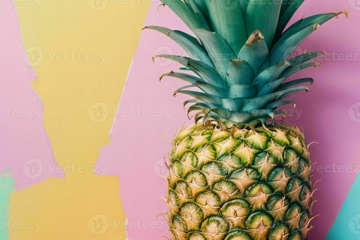 ananas. sfondo. ai generativo professionista foto