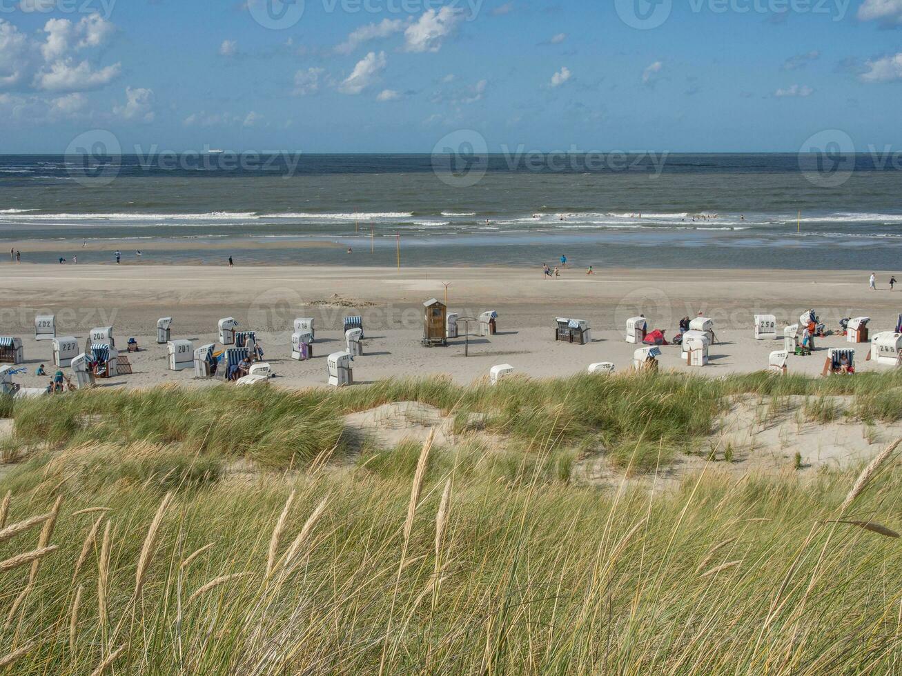 l'isola di Spiekeroog in Germania foto