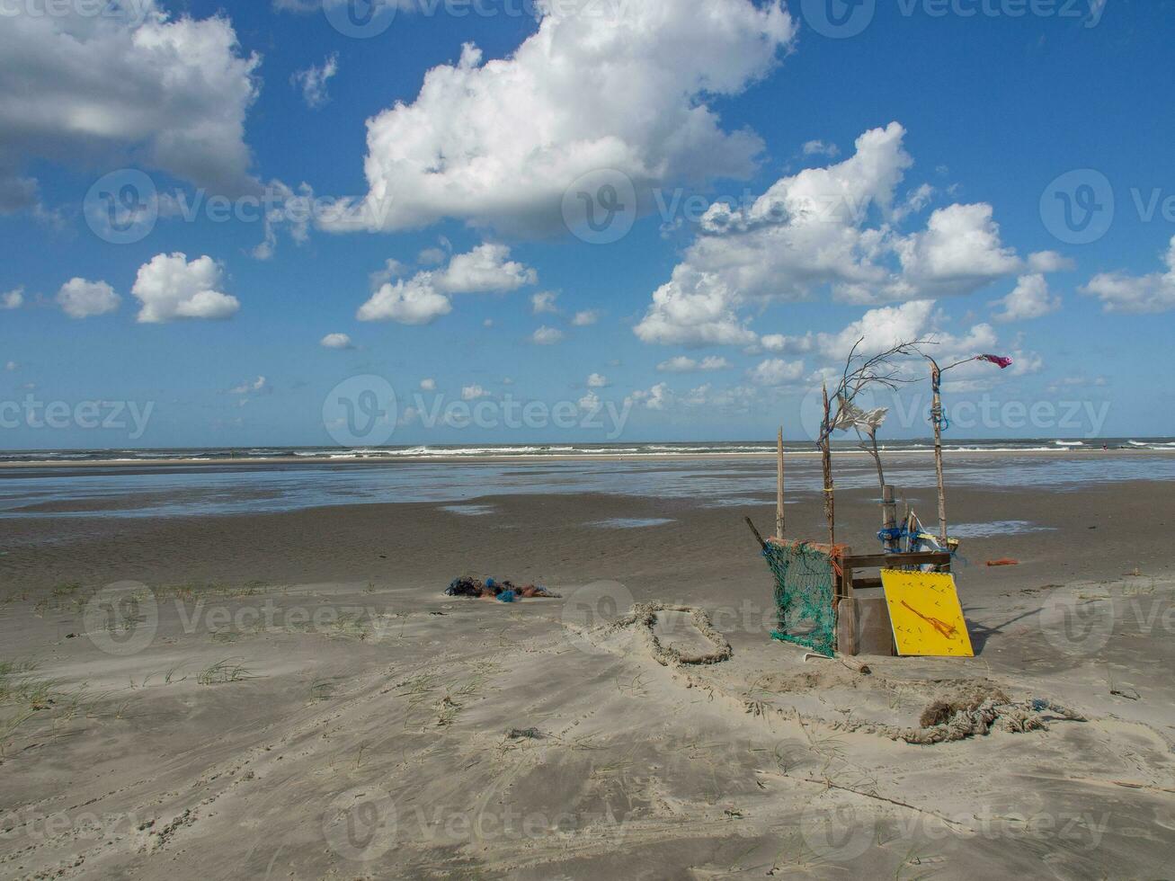 il spiaggia di spiekeroog foto