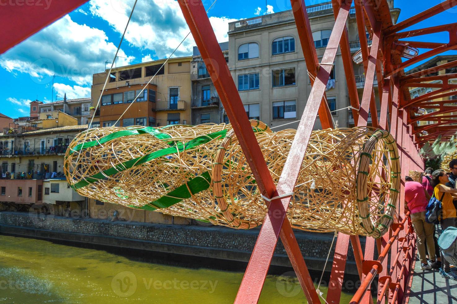 festa dei fiori a girona temps de flors, spagna. 2018 foto