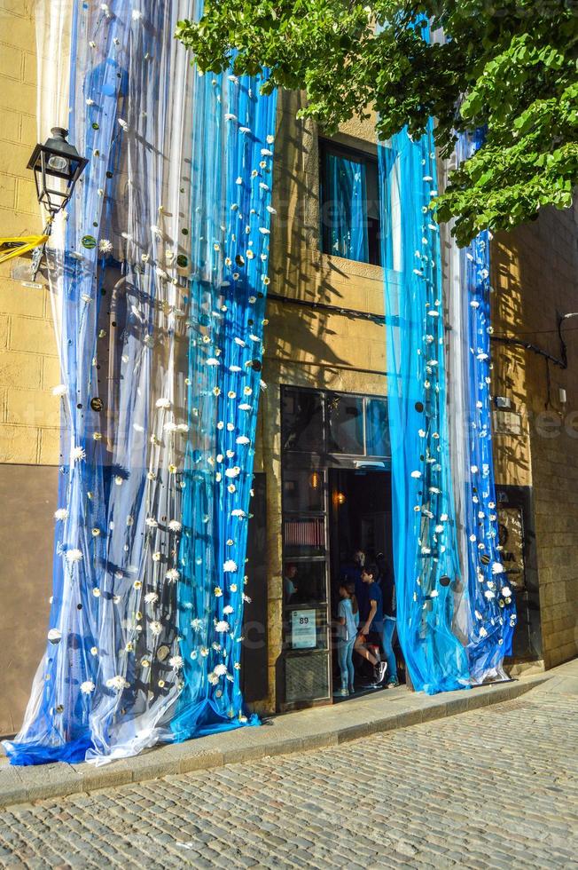 festa dei fiori a girona temps de flors, spagna. 2018 foto