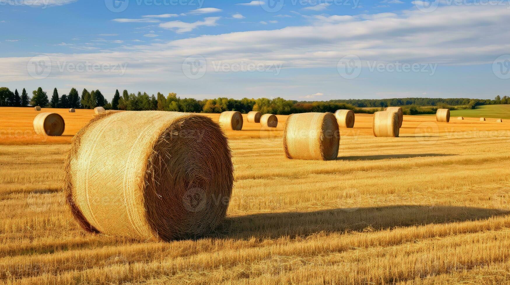 lato autunno tempo metereologico nazione paesaggio ai generato foto