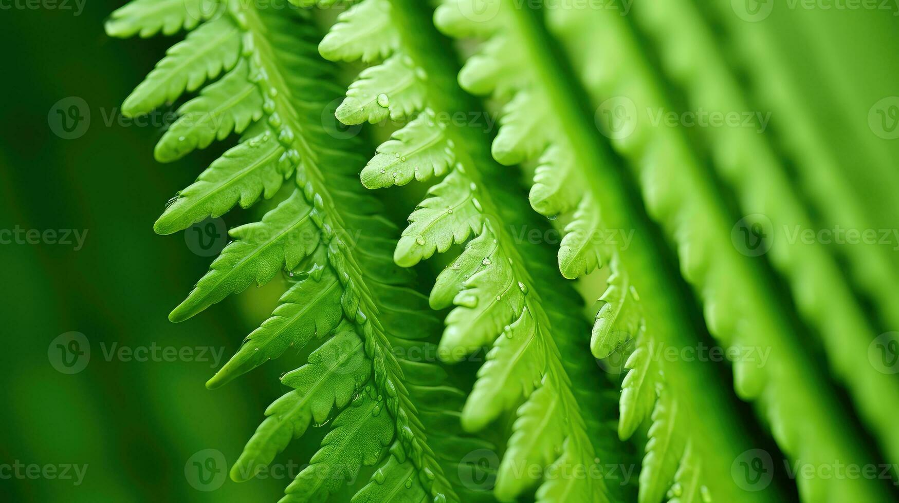 le foglie verde macro sfondo struttura ai generato foto