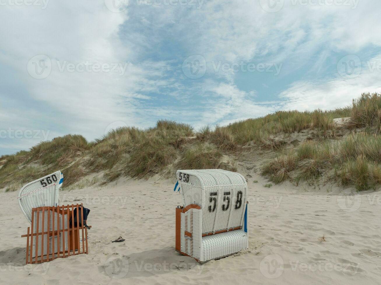 l'isola di Spiekeroog in Germania foto