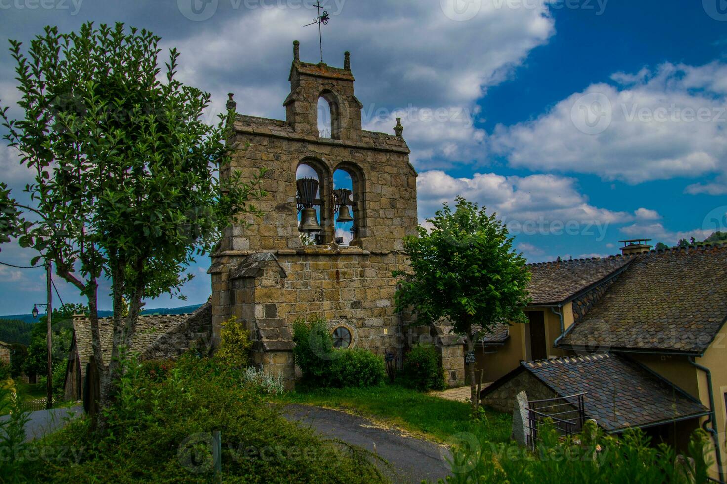 il panoramica nel ,lozère,francia foto