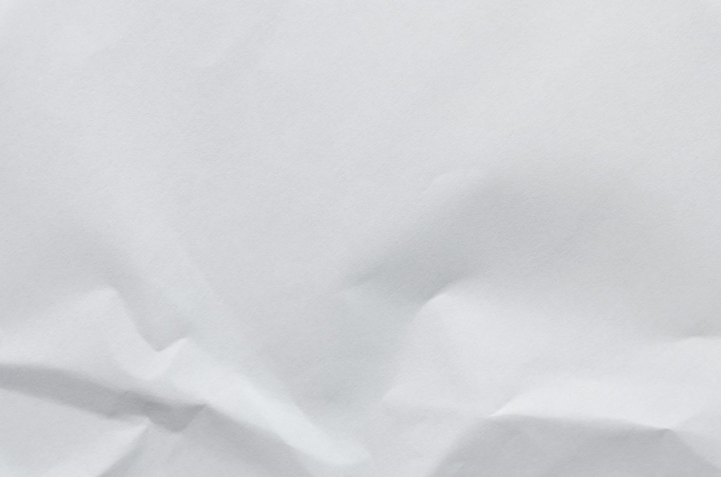 sfondo bianco e carta da parati di texture di carta stropicciata. foto