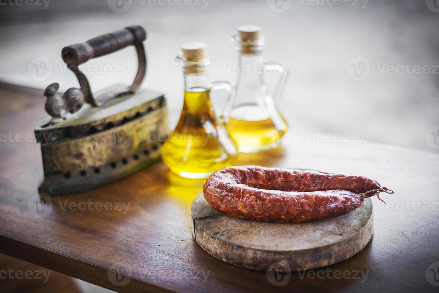 maiale affumicato tradizionale spagnolo foto