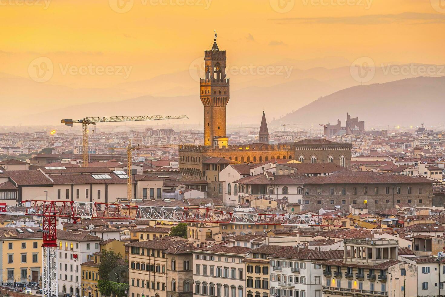 Visualizza di il città di Firenze, paesaggio urbano di Italia foto