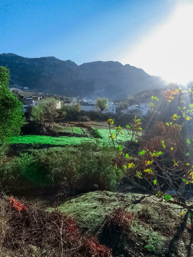 scoprire il fascino e bellezza di un' piccolo villaggio incorporato nel natura foto