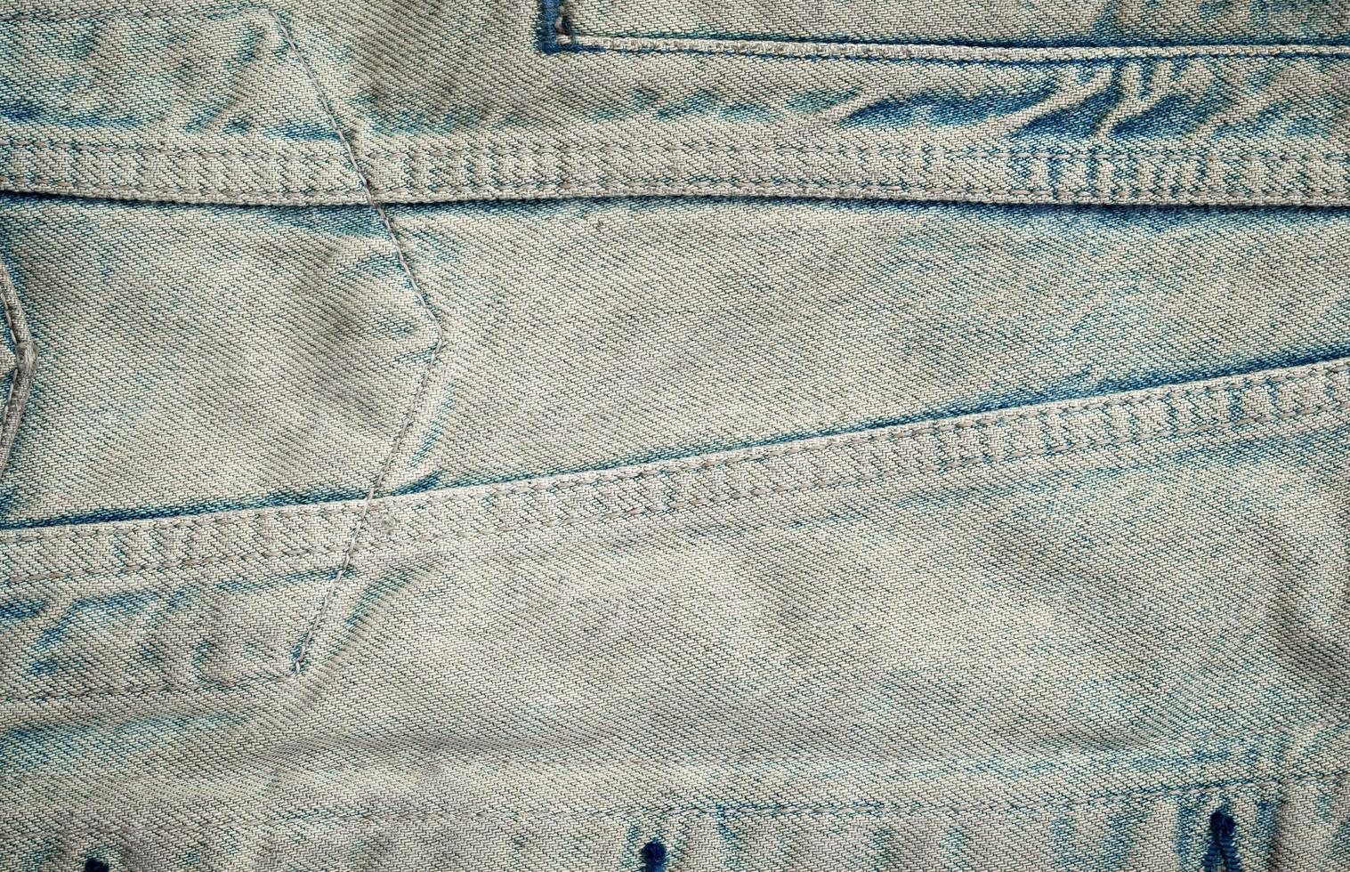 la trama del grunge stile blue jeans foto