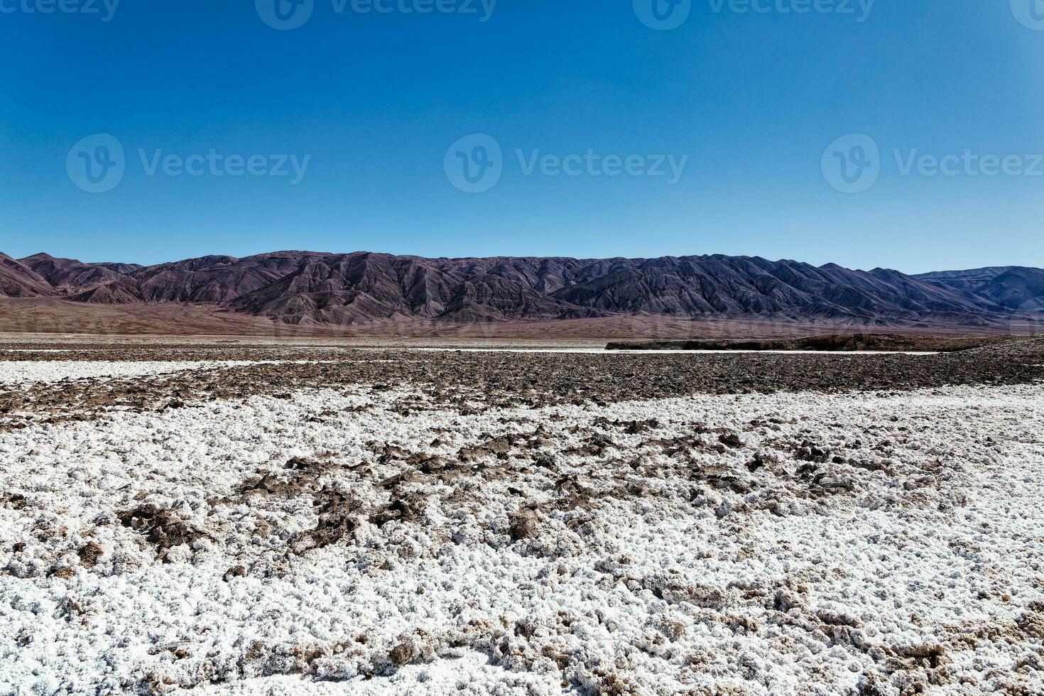 paesaggio di il nascosto baltinache lagune - atacama deserto - chile. foto