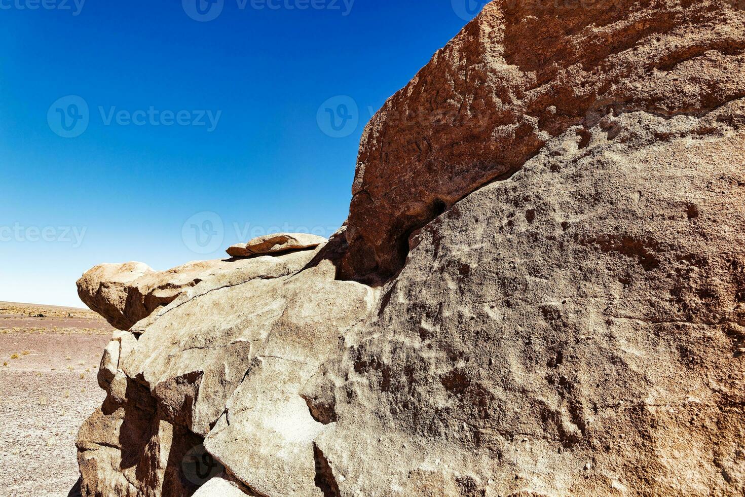 erba buenas archeologico luogo - chile. grotta dipinti - atacama deserto. san pedro de atacama. foto