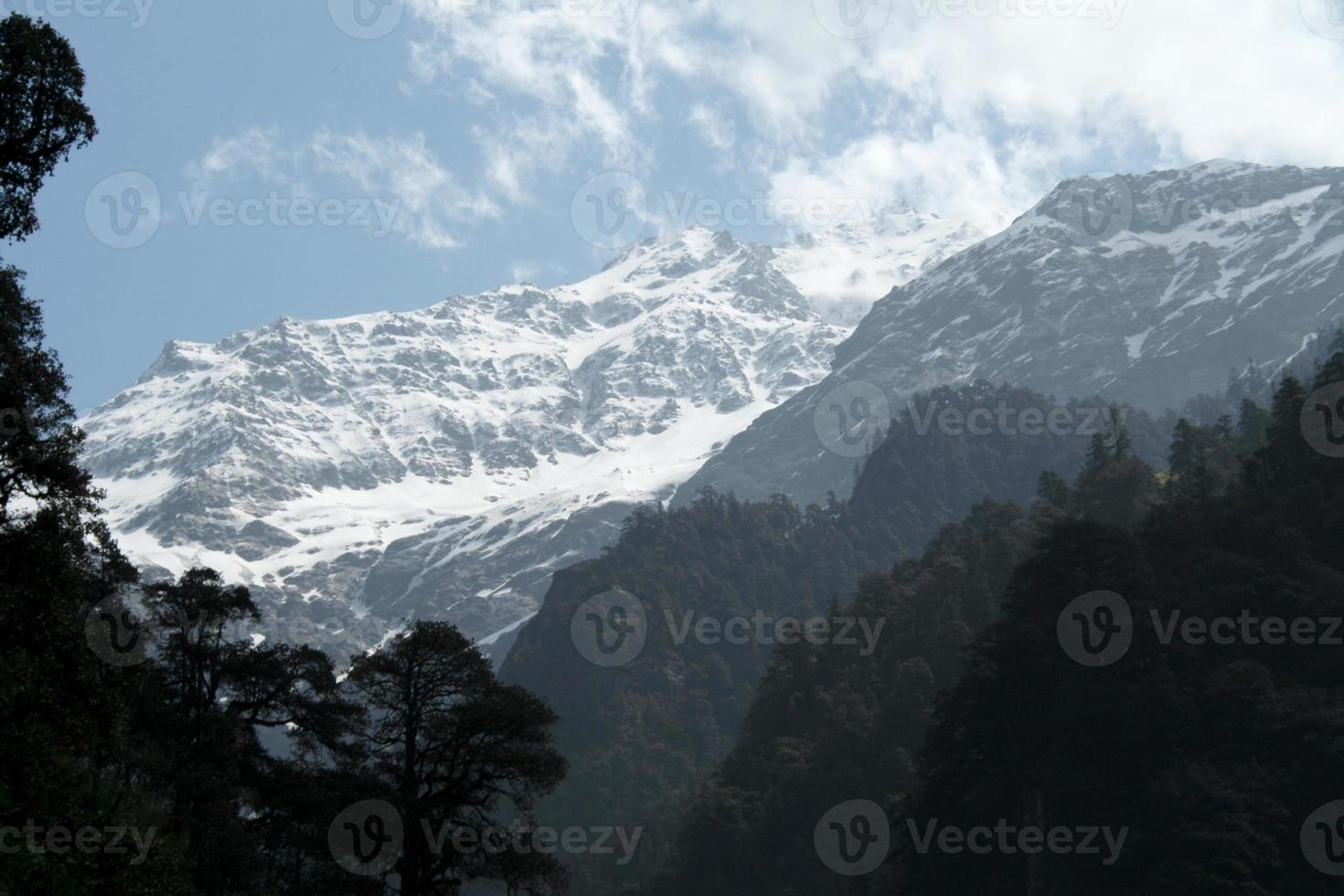 paesaggio montuoso himalayano foto