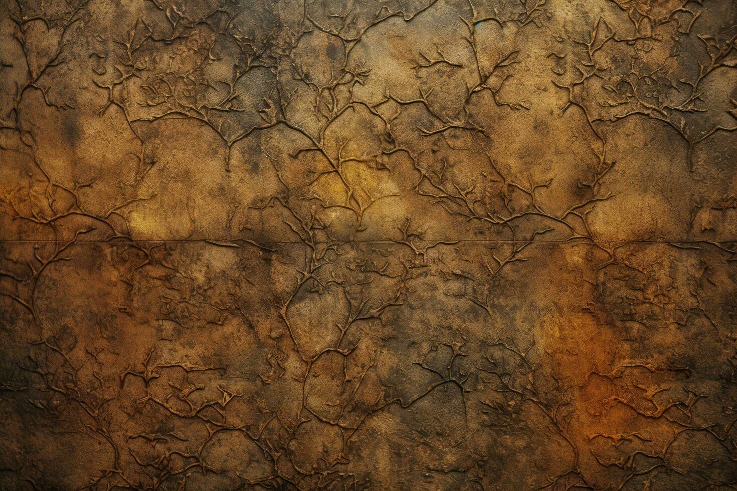 astratto sfondo o struttura di arrugginito metallo superficie con crepe e graffi, natura medievale struttura sfondo medievale sfondo trame, ai generato foto