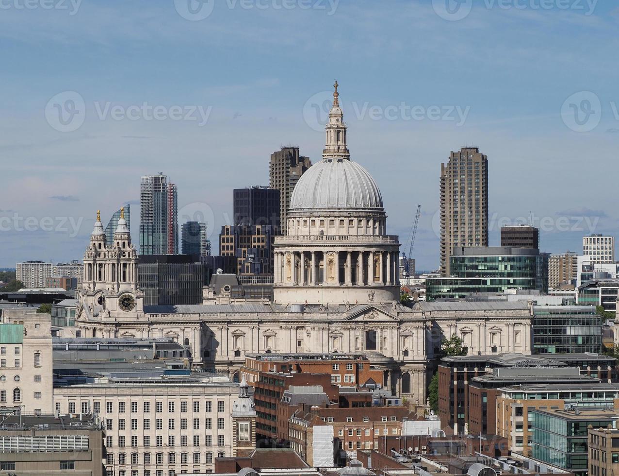 skyline della città di Londra foto