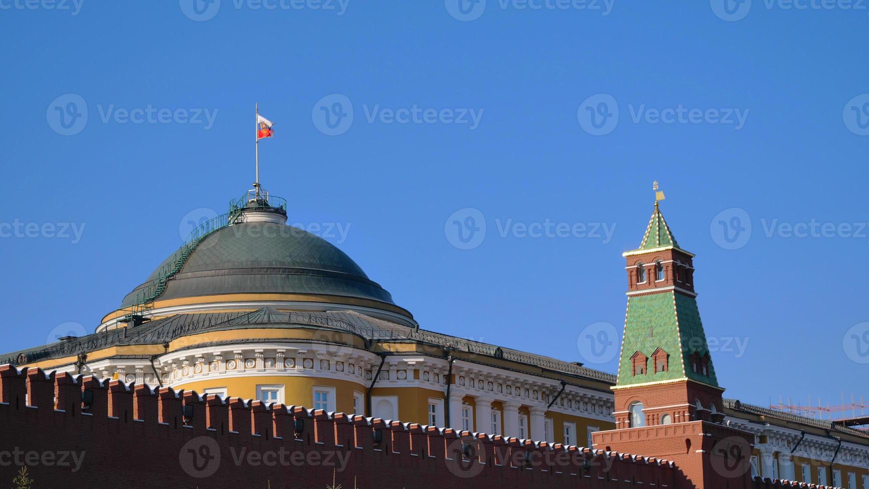 famoso luogo di viaggio piazza rossa cremlino di mosca, russia foto