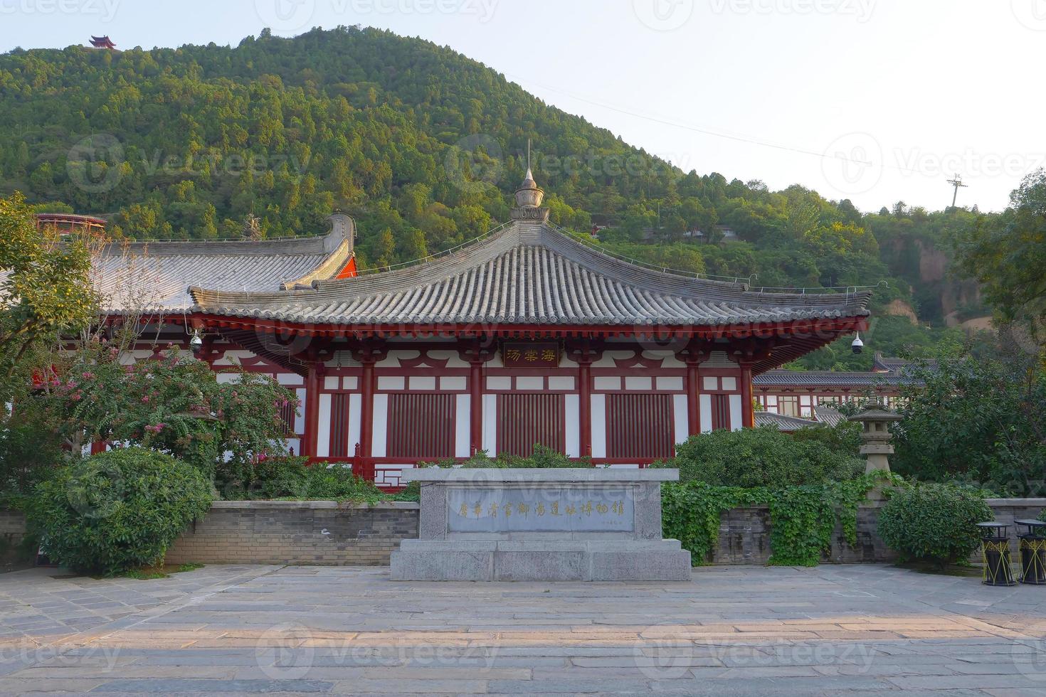 architettura cinese del palazzo tang huaqing, cina xian foto