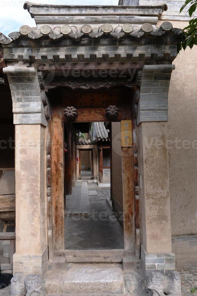 museo delle arti popolari tianshui casa popolare hu shi, gansu china foto