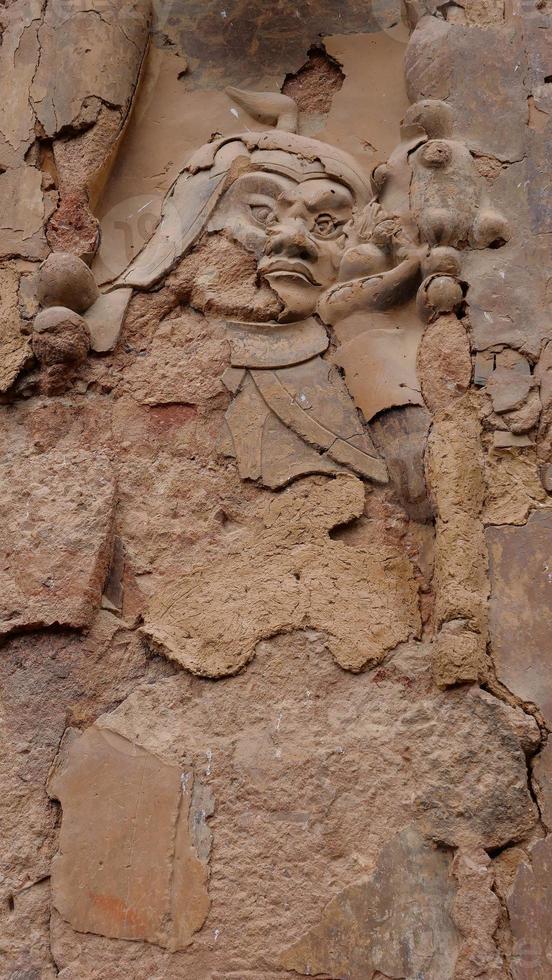 complesso grotta-tempio di maijishan nella città di tianshui, provincia di gansu, cina. foto