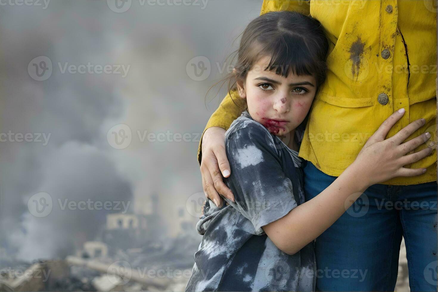 eventi di guerra vittime quello sinistra tristezza tutti al di sopra di il mondo, ai generativo, foto