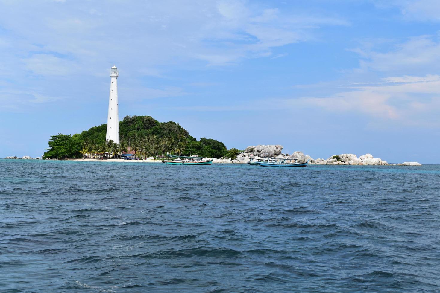 isola di lenkuas, bangka belitung indonesia foto