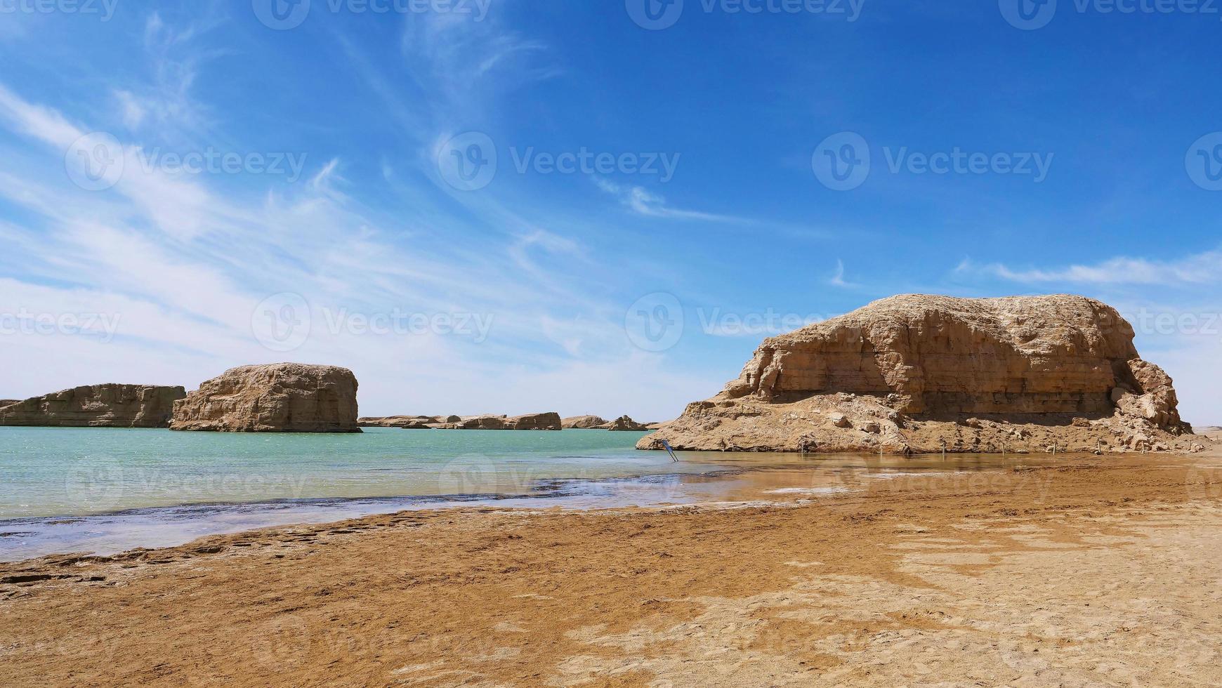 Dachaidan wusute water yadan parco geologico nel qinghai cina foto