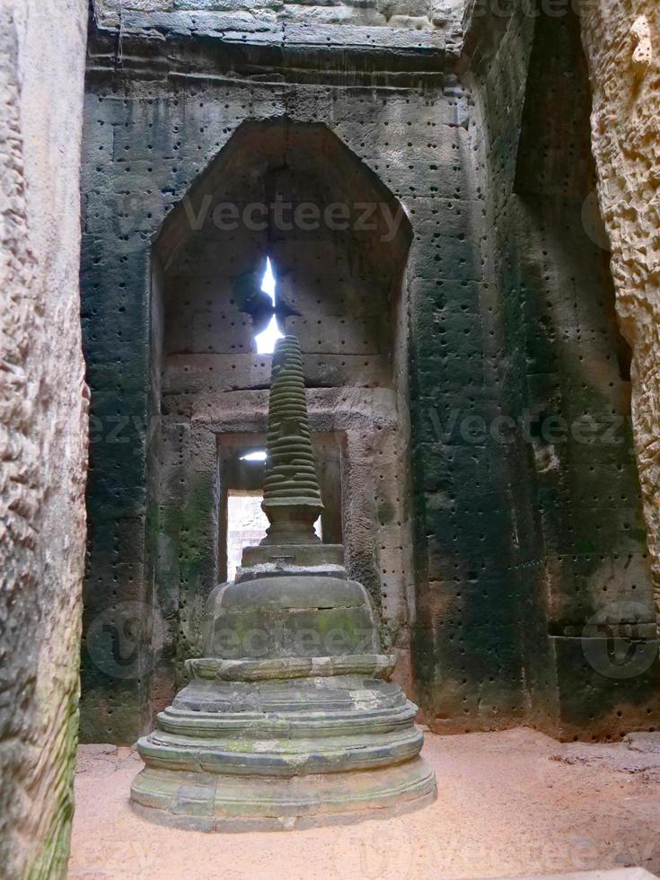 complesso di angkor wat del tempio di preah khan, siem reap cambogia foto