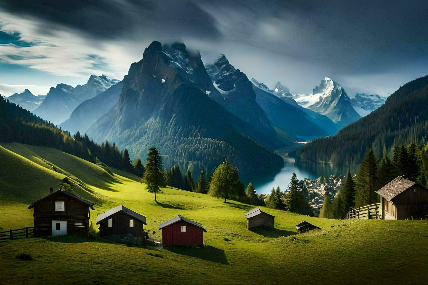il Alpi, Svizzera, persona, persona, persona, persona, il Alpi,. ai-generato foto