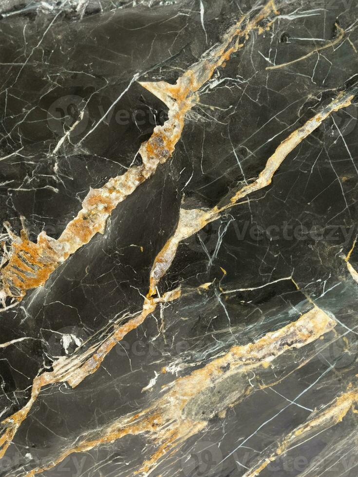 primo piano di marmo nero con texture di sfondo foto