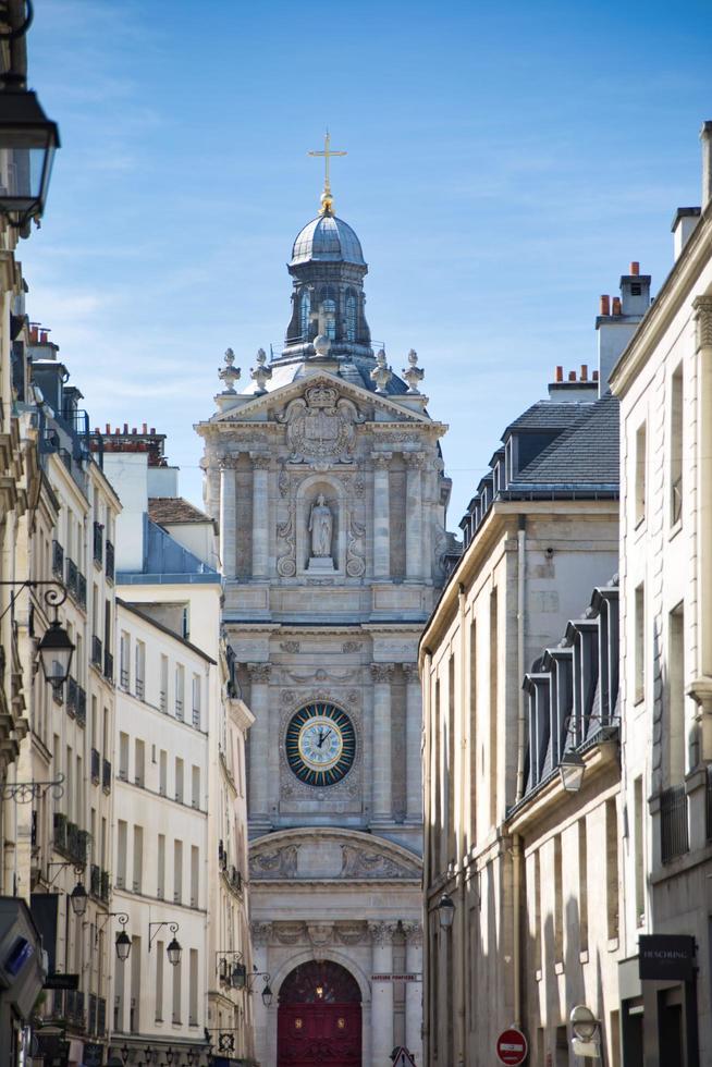 foto di paesaggio urbano a parigi, francia