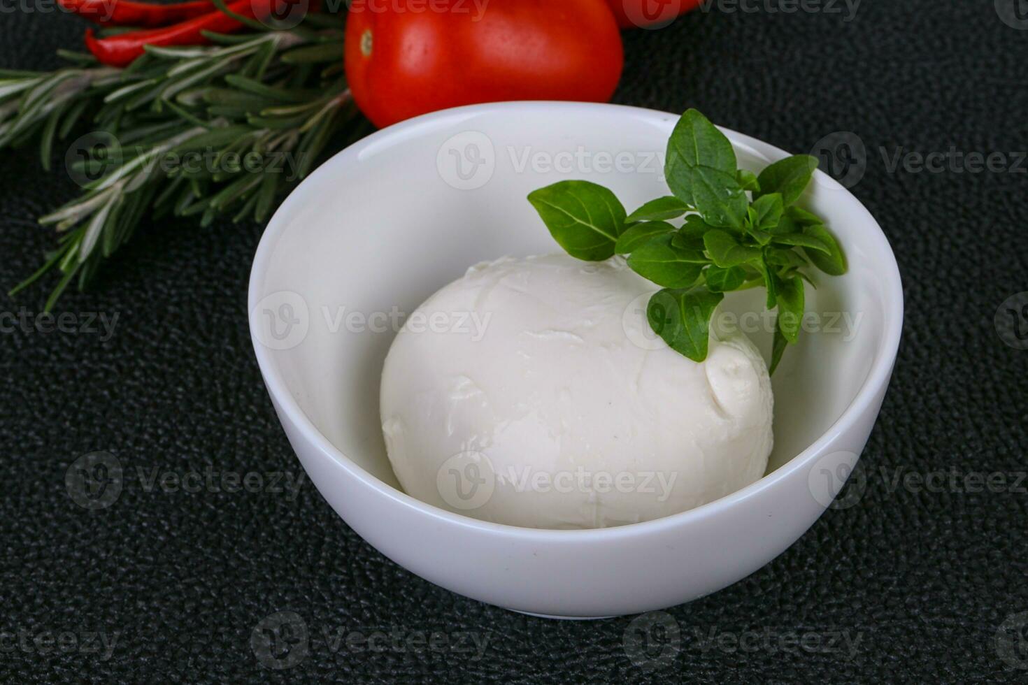 palla di mozzarella italiana foto