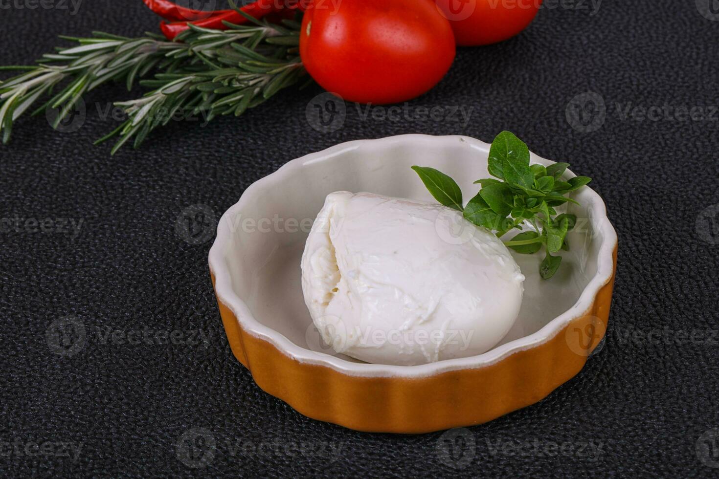 palla di mozzarella italiana foto