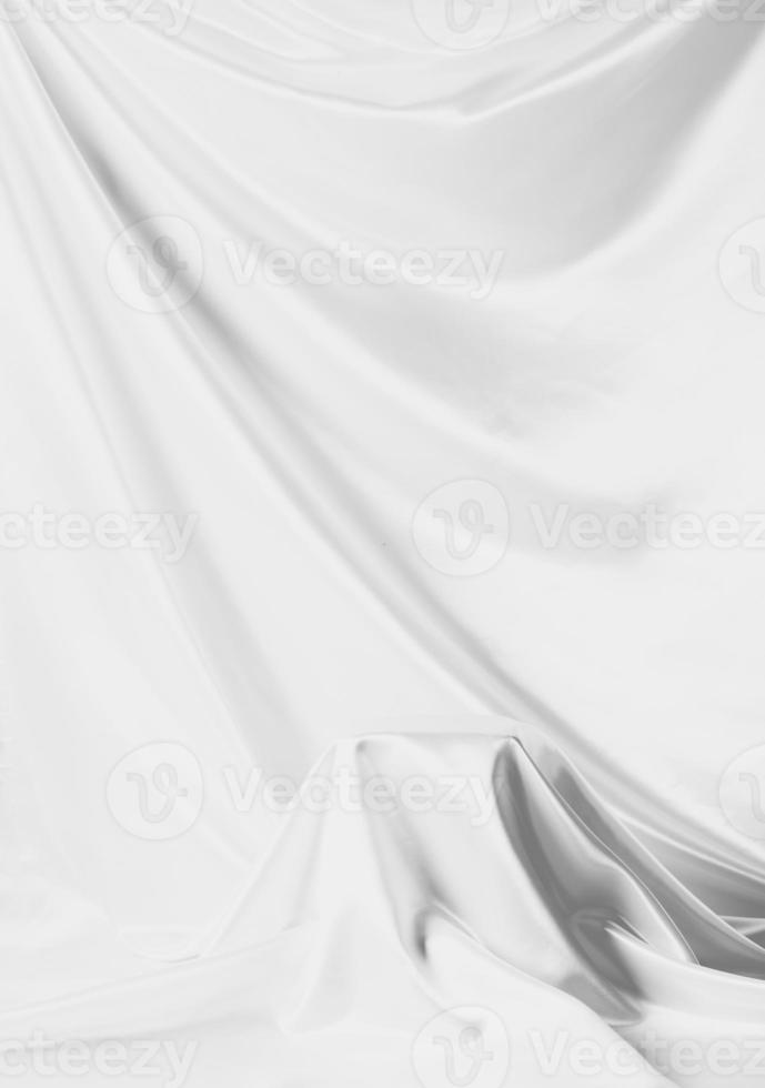 panno di seta satinato bianco per lo sfondo del podio, foto