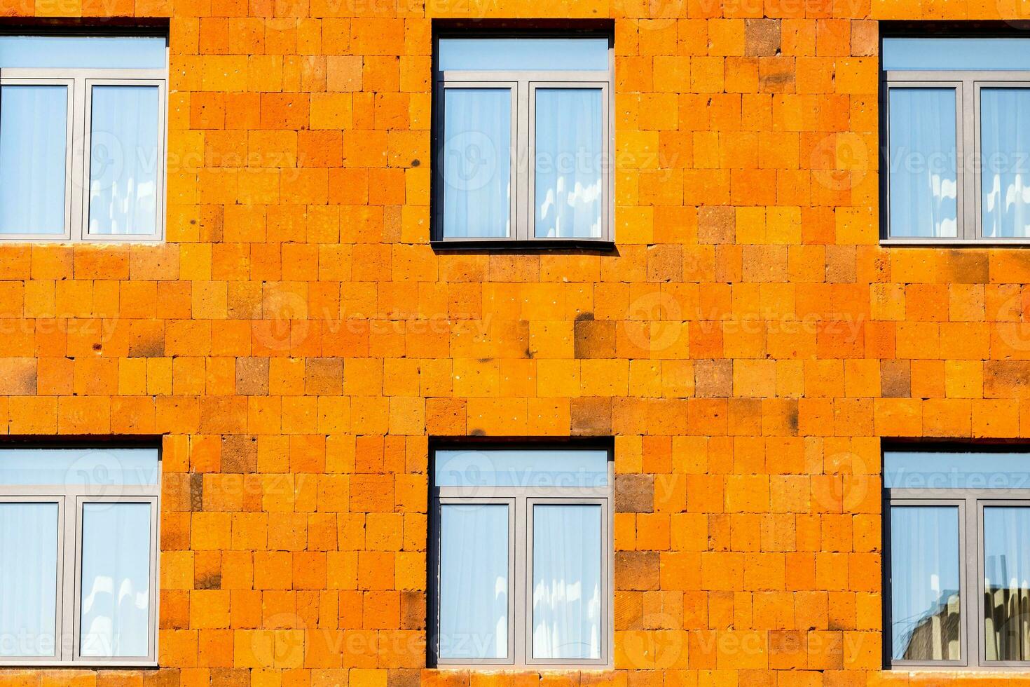 davanti Visualizza di urbano Casa piastrelle con arancia piastrelle foto