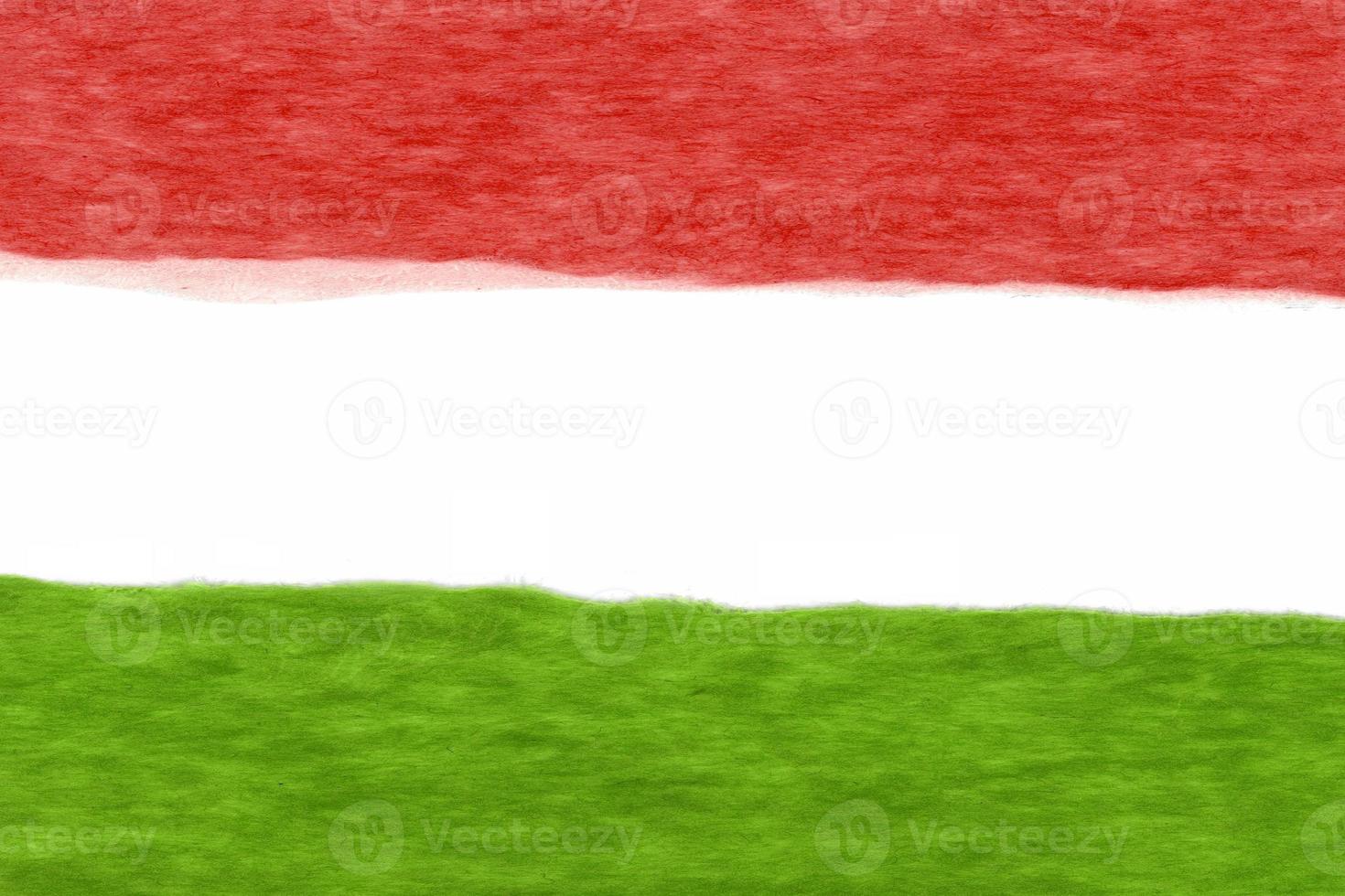 bandiera ungherese dell'ungheria foto