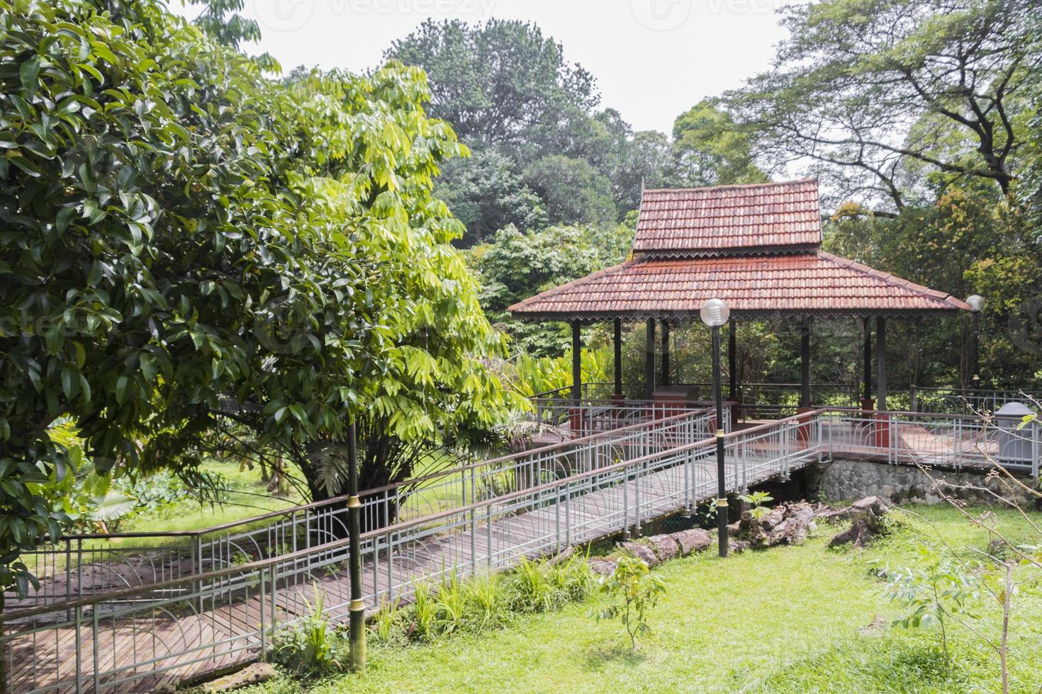 bellissimo parco giardini botanici perdana a kuala lumpur, malesia. foto