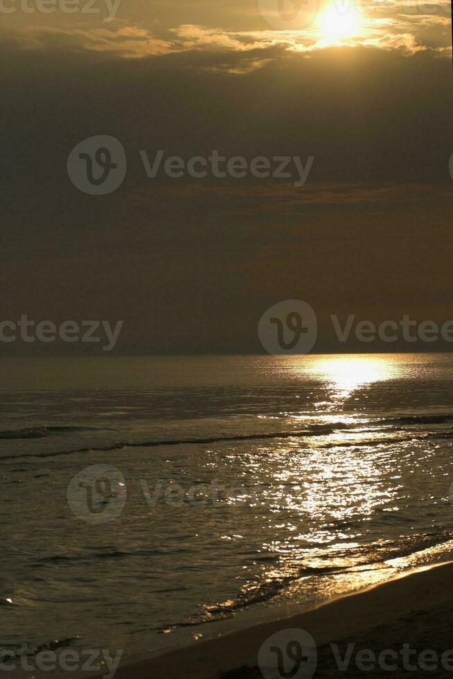 tramonto baltico mare foto