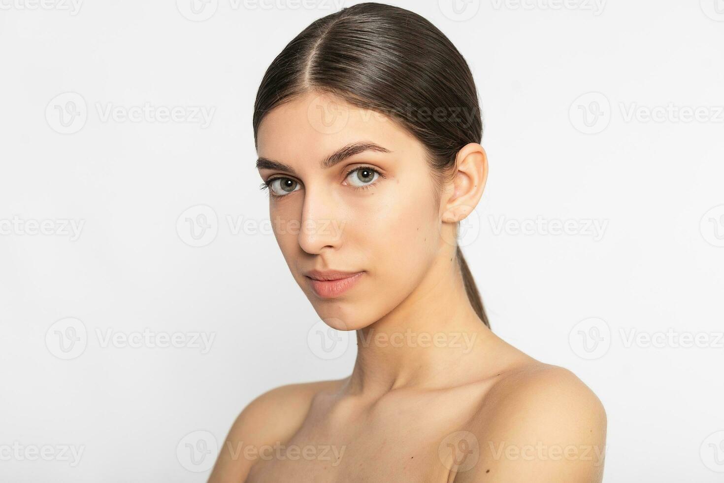 bellezza donna salutare pelle concetto naturale trucco bellissimo foto