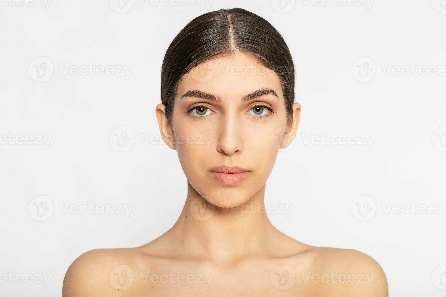 bellezza donna salutare pelle concetto naturale trucco bellissimo foto