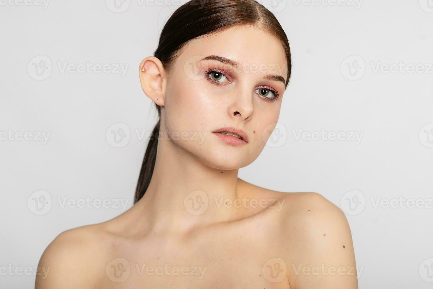 bellezza pelle donna naturale trucco viso cosmetico concetto foto