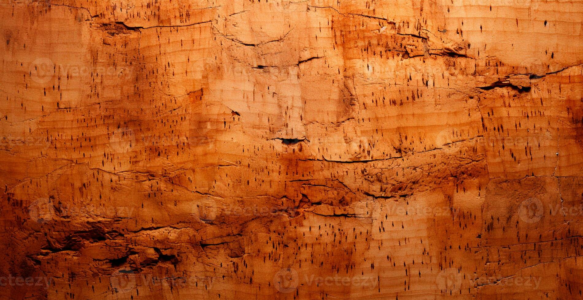 balsa legna struttura, panoramico vecchio sfondo - ai generato Immagine foto