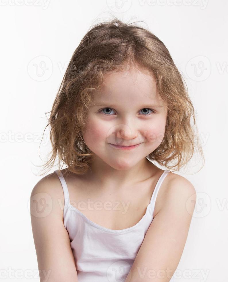 adorabile bambina felice foto