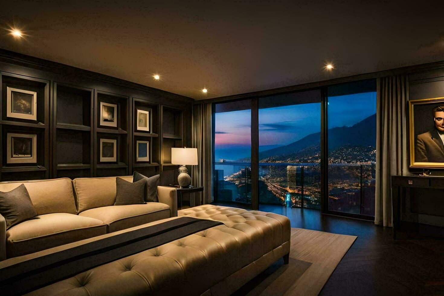 il suite a il ritz Carlton, monaco. ai-generato foto