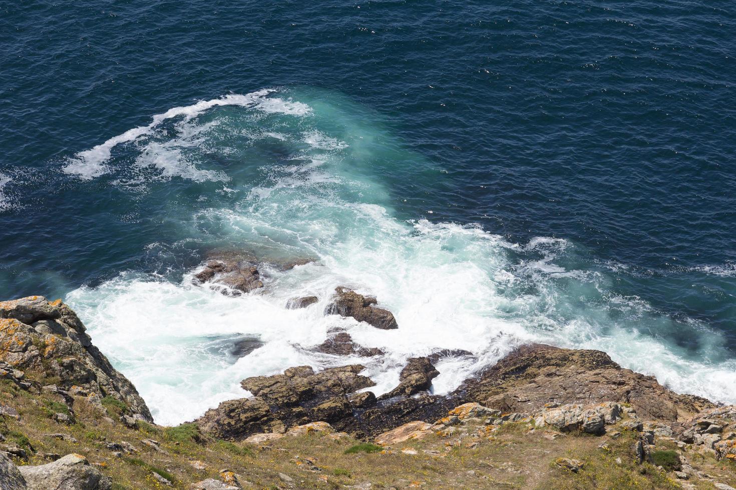 vedute marine dell'oceano atlantico, galizia, spagna foto