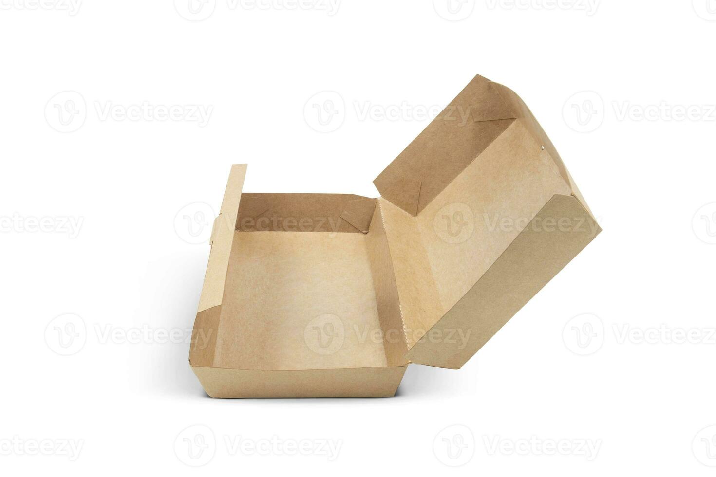 cibo cartone scatola isolato su bianca sfondo foto