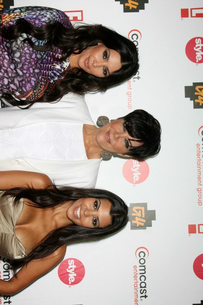 los angeles agosto 6 Kim kardashian kris Jenner Kortney kardashian a il comcast divertimento gruppo estate 2010 tca cocktail festa a beverly hilton Hotel su agosto 6 2010 nel beverly colline circa foto