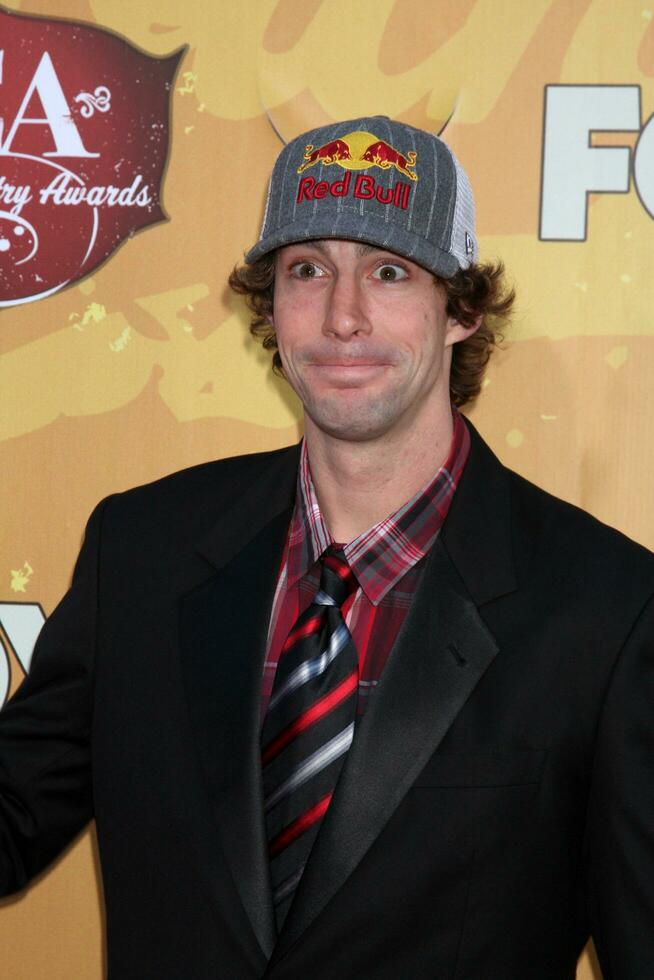 los angeles dec 6 travis pastrana arriva a il 2010 americano nazione premi a mgm mille dollari giardino arena su dicembre 6 2010 nel las vegas nv foto