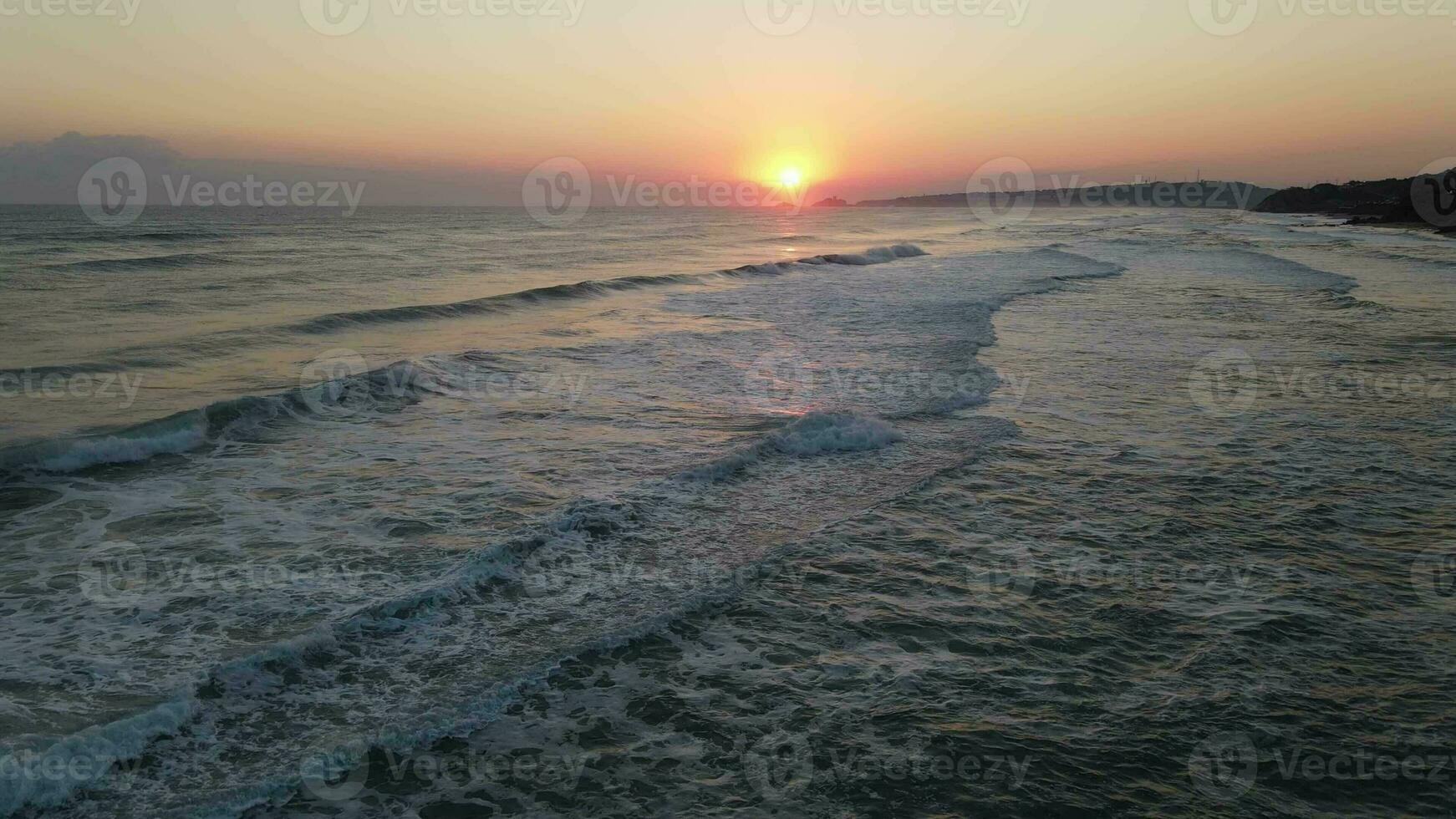 Alba oceano mare onde foto