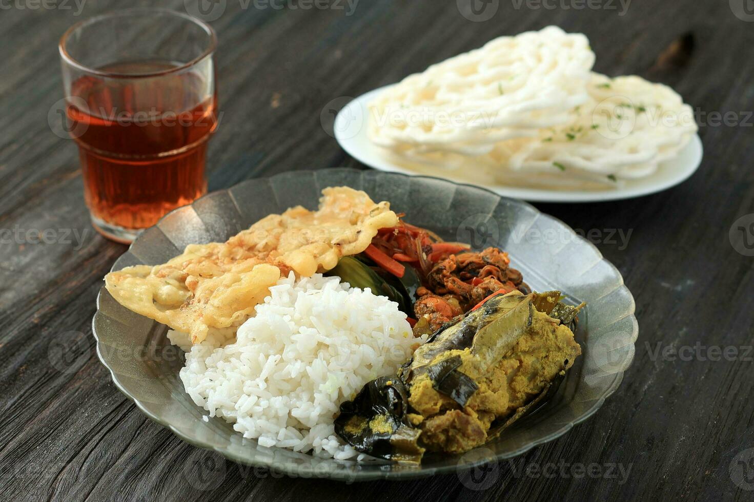 nasi warteg Indonesia foto